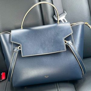 CELINE Belt Leather hand bag . Straight out of Bergdorf GoodMan .